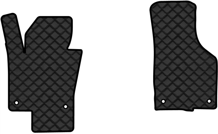 Коврики из экокожи в салон авто передние EVAtech для Passat (B6) (with armrest) Volkswagen 2005-2010 6 поколение Combi EU VW31276AY2TL4BBB - Фото 1