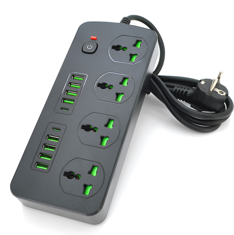 Сетевой фильтр Voltronic Т25 4р+8 USB+2 PD 2m (14412) - Фото 1