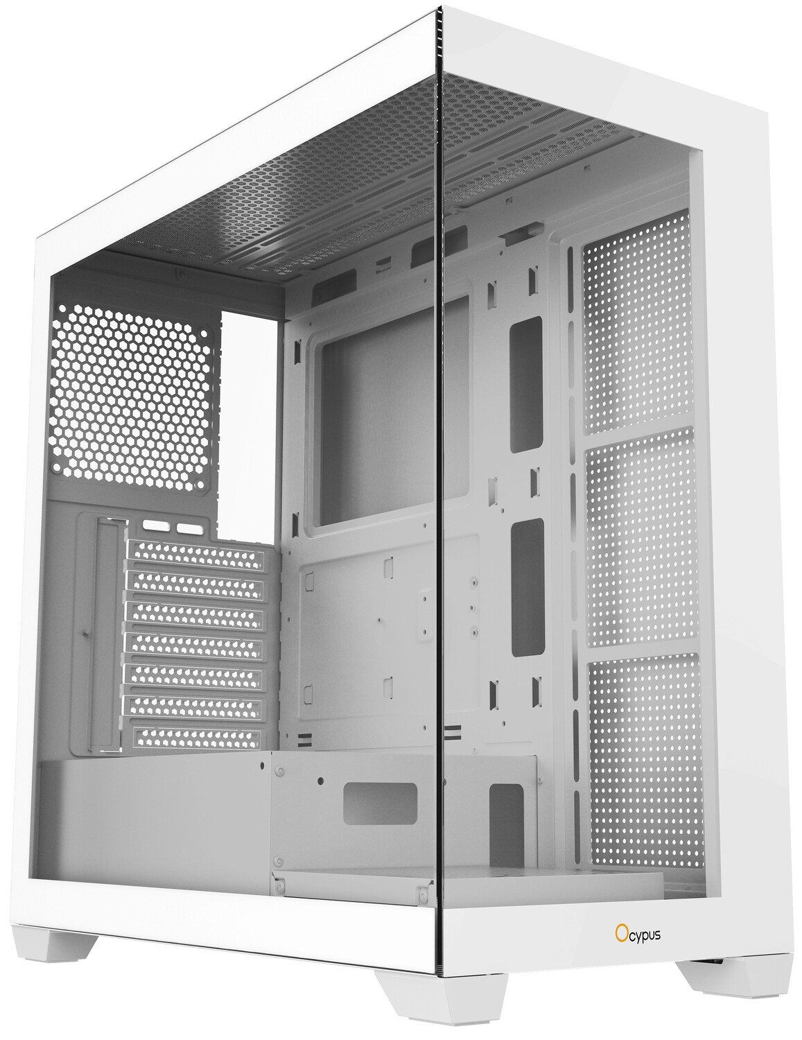 Корпус OCYPUS ATX W/O PSU GAMMA C72 WH (GAMMA-C72-WHD000XX-GL) - Фото 1