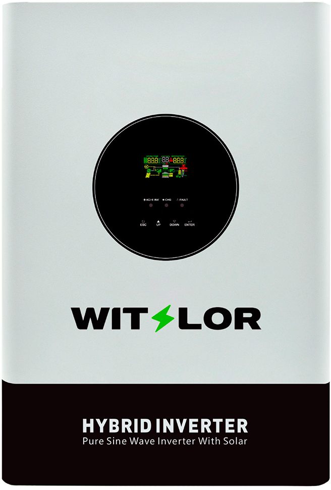 Инвертор гибридный солнечный Witslor HF6248-B (1ф, 6кВт, 80V) - Фото 1