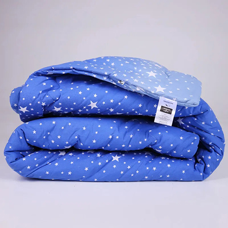 Одеяло детское демисезонное MirSon №239 Сolor Fun Line 17-0432 Milky Way Bamboo 110х140 см +нав 2 шт. (2200010856941) - Фото 1