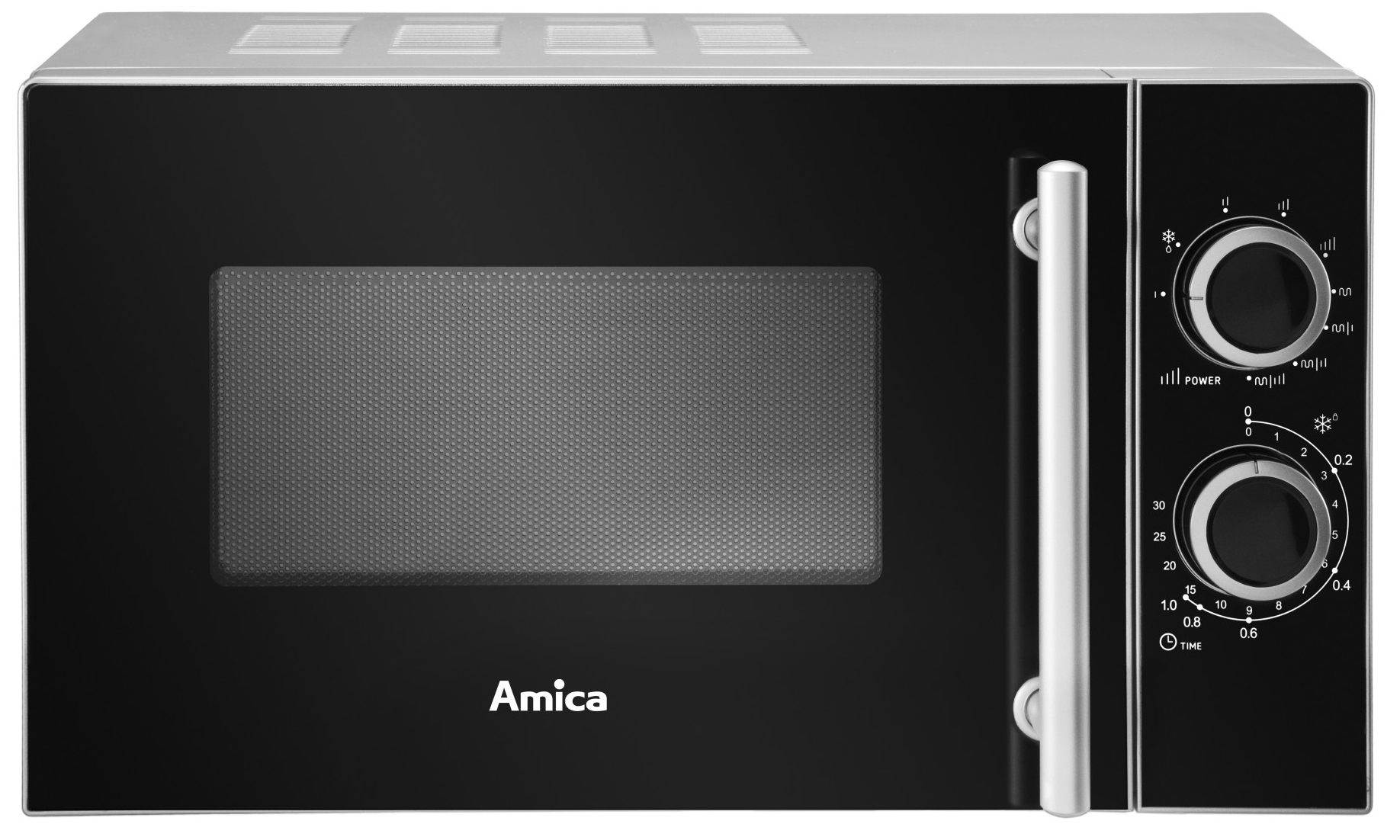 Уценка - Микроволновая печь (СВЧ) Amica AMGF20M1GS - Фото 1
