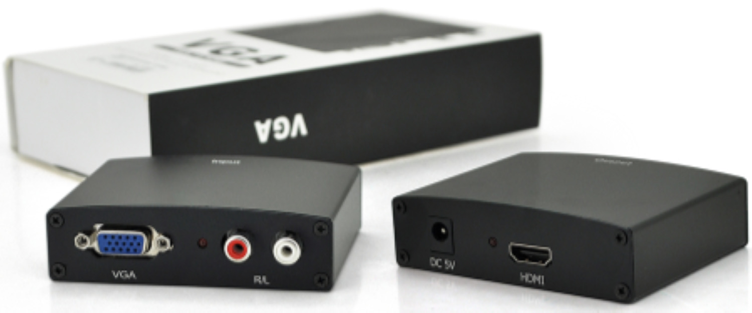Переходник Voltronic HDMI-VGA + Audio Adapter, Black, 4K/2K (YT-AC-HDMI(in)/ VGA(out) - Фото 1