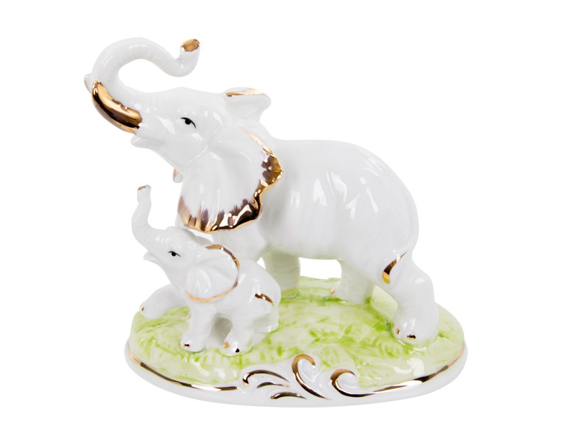 Декор New Year Lefard Слони 12x12 см (149-014) - Фото 1