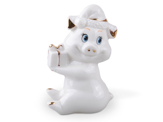 Декор New Year Lefard Свинка 8 см (149-368) - Фото 1