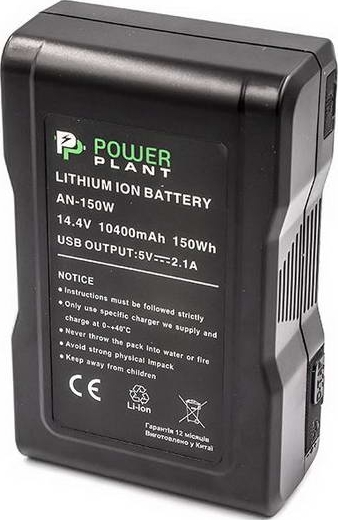 Аккумулятор для фотокамеры PowerPlant Sony AN-150W 10400mAh (CB970216) - Фото 1