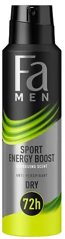 Дезодорант аэрозольный Fa Men Sport Energy Boost 150 мл - Фото 1