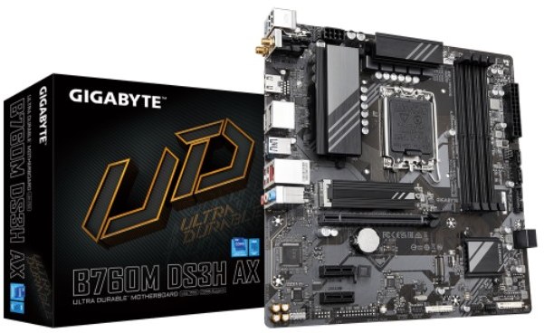 Материнская плата Gigabyte B760M DS3H AX DDR5 - Фото 1