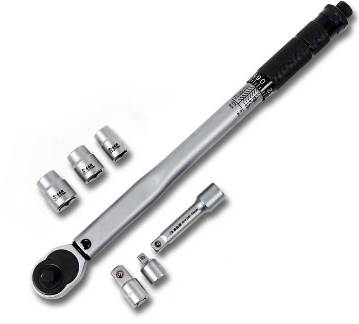 Ключ динамометрический S&R 3/8" 19-110 Нм 375 мм (465038110) - Фото 1