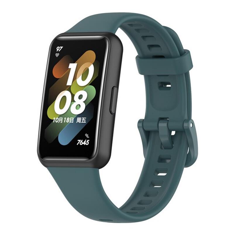 Ремешок для фитнес-браслета BeCover for Huawei Band 7/Honor Band 7 Dark Green (709461) - Фото 1