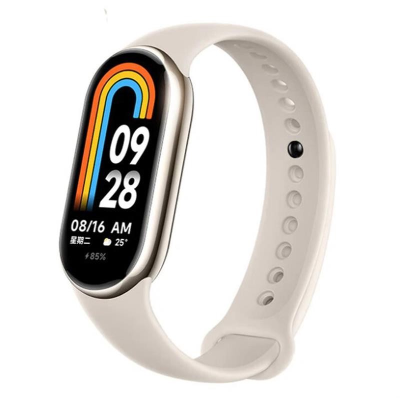 Ремешок для фитнес-браслета BeCover for Xiaomi Mi Smart Band 8 Beige (709377) - Фото 1