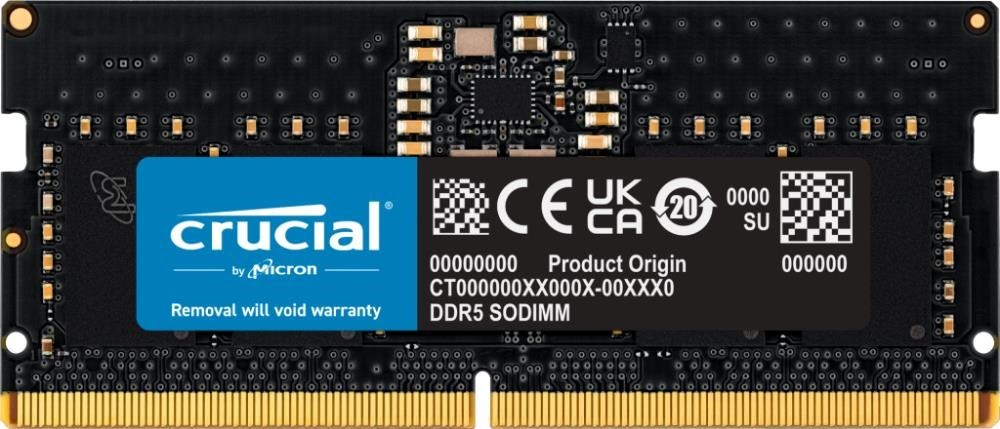 Память DDR Crucial Micron 8GB DDR5-5200 SO (CT8G52C42S5) - Фото 1
