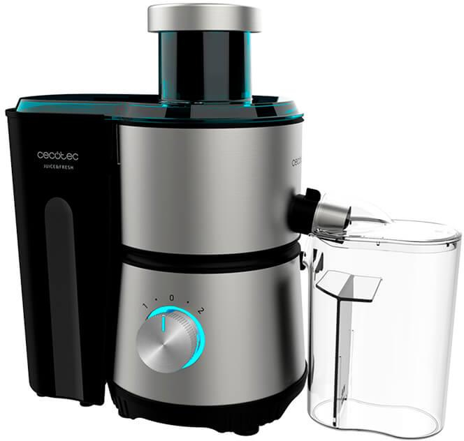 Соковыжималка центробежная Cecotec Licuadora Xs Juice&Fresh 400 Titan Black (CCTC-04153) - Фото 1