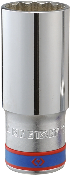Торцева голівка KING TONY 1/2" довга 36 мм (423036M) - Фото 1