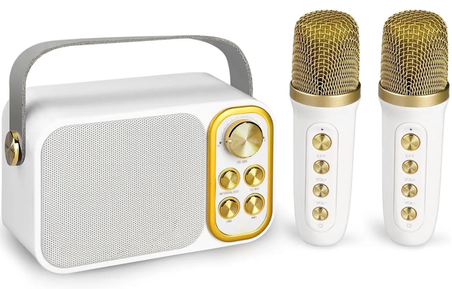 Портативная акустика INSPIRE YS-105 White караоке - Фото 1