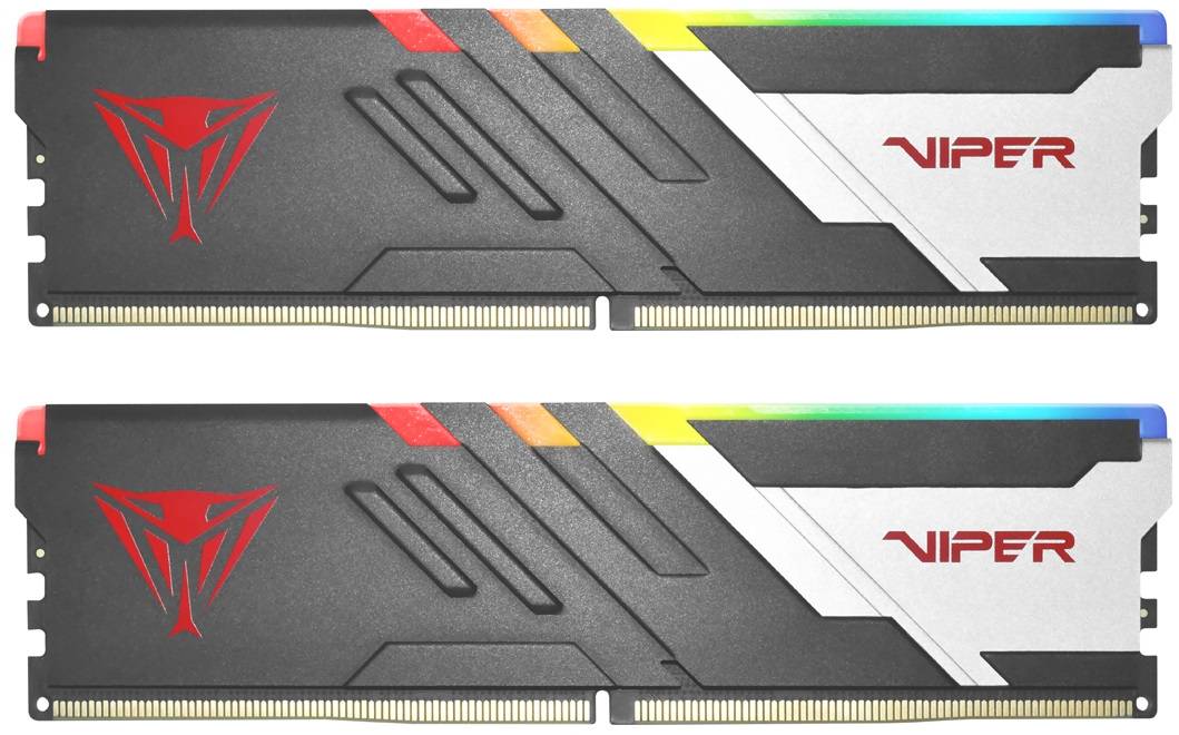Память DDR Patriot DDR5 2x16GB/6000 Viper Venom RGB (PVVR532G600C36K) - Фото 1