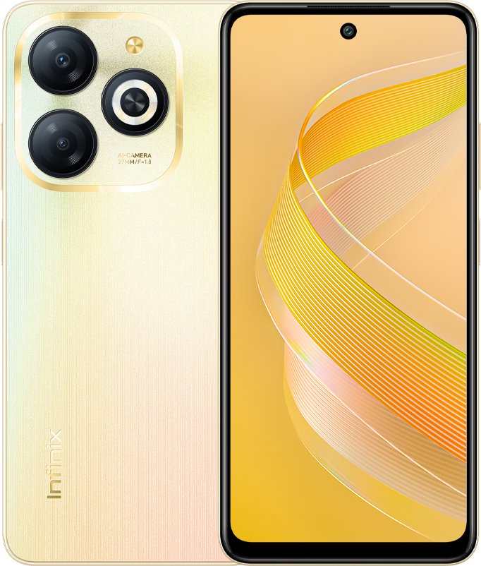 Смартфон Infinix Smart 8 2/64GB Shinny Gold X6525 - Фото 1