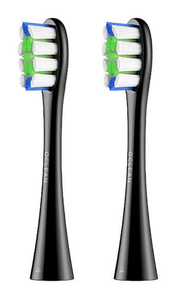Насадка для зубной щетки Oclean P1C5 B02 Professional Clean Brush Head Black 2 шт. (6970810553857) - Фото 1