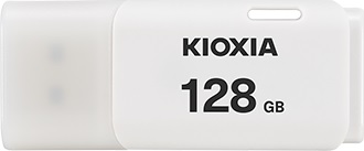 Флеш USB Kioxia TransMemory U202 128GB USB 2.0 White (LU202W128GG4) - Фото 1
