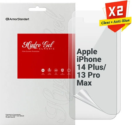 Защитная пленка для смартфона Armorstandart Clear + Anti-Blue for Apple iPhone 14 Plus/13 Pro Max (ARM66822) - Фото 1