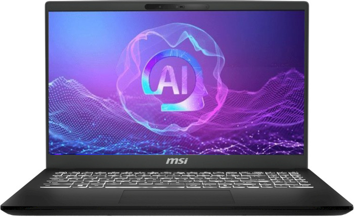 Ноутбук MSI Modern 15H AI CU7-255H (C2HMG-231UA) Classic Black - Фото 1