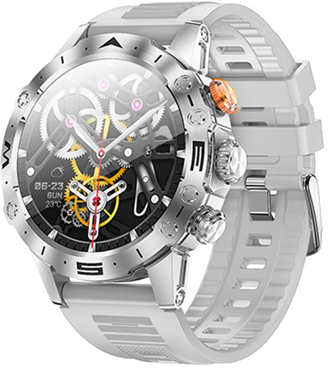Смарт-годинник HOCO Y20 Smart sports watch(call version) Silver (6942007619417) - Фото 1