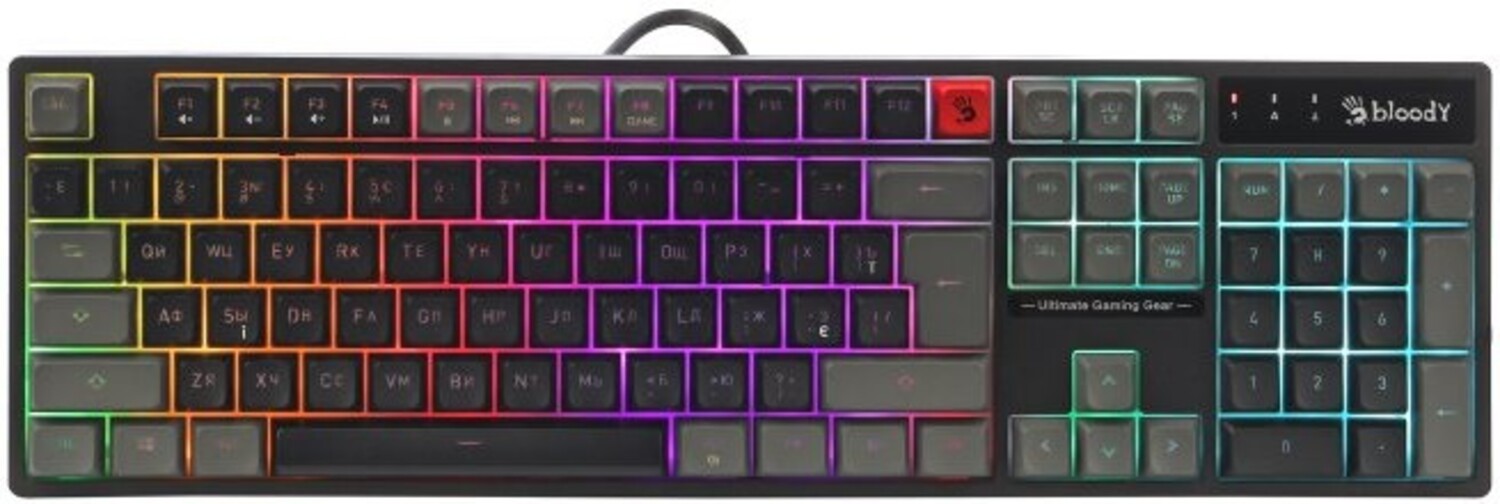 Купити Клавіатура дротова ігрова Bloody B230N (Black) - Фото 1 Клавіатура дротова ігрова Bloody B230N (Black) - Фото 1