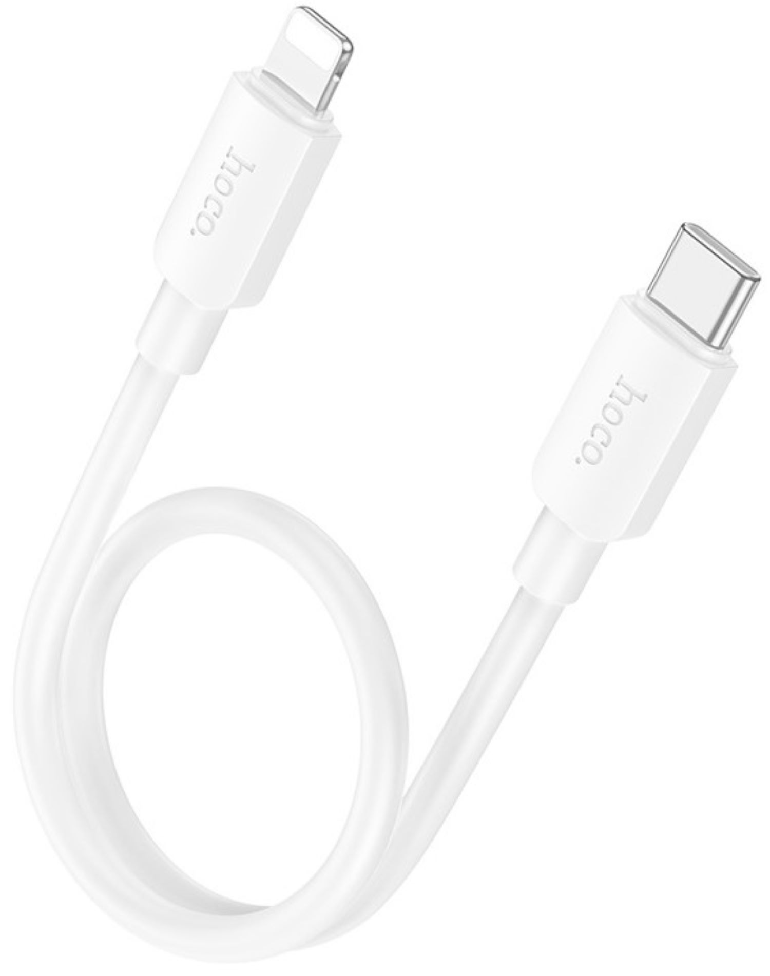 Кабель синхронізації даних HOCO X96 iP 0.25m White (6942007609371) - Фото 1