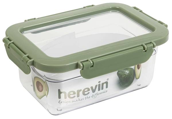 Ємність для зберігання Herevin Container-Green-Peach 1 л (161425-100) - Фото 1