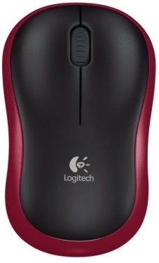 Мышь беспроводная Logitech M185 USB Red (910-002237) - Фото 1