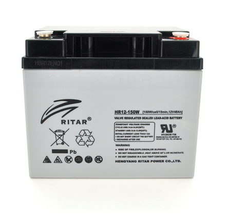 Аккумулятор для ИБП Ritar HR12150W 12V 40.0Ah (16253) - Фото 1