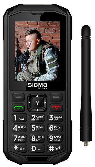 Мобильный телефон Sigma mobile X-treme PA68 Wave Black - Фото 1