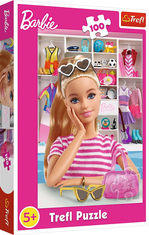 Пазлы (5-7 лет) Trefl Barbie Встречайте Барби 100 эл. (64589) - Фото 1