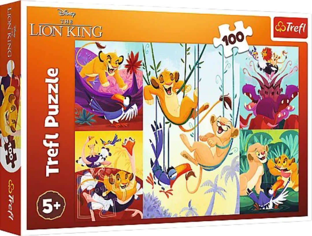 Пазлы (5-7 лет) Trefl Lion King Мужественный Король Лев 100 эл. (64787) - Фото 1