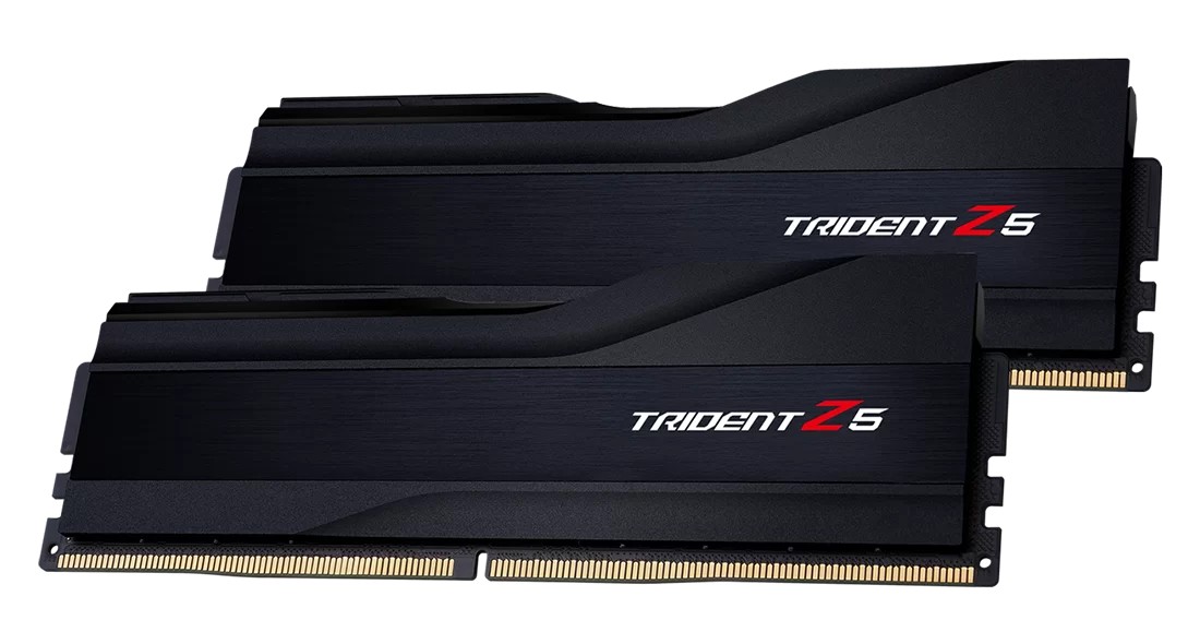 Память DDR G.Skill Trident Z5 DDR5-6400 32 GB 2x16GB CL32-39-39-102 1.40V (F5-6400J3239G16GX2-TZ5K) - Фото 1