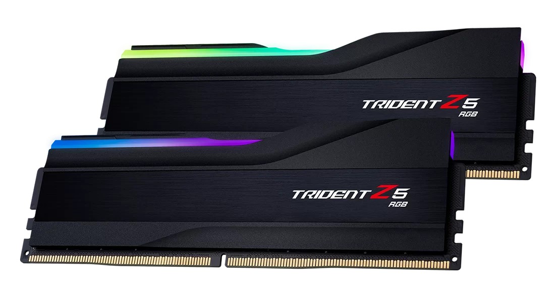 Память DDR G.Skill Trident Z5 RGB DDR5-6000 64GB 2x32GB Intel XMP CL36-36-36-96 1.35V (F5-6000J3636F32GX2-TZ5RK) - Фото 1