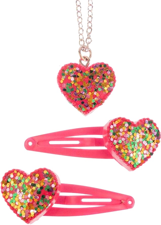 Детская бижутерия Great Pretenders Набор украшений Sparkle My Heart 3 единицы (86074) - Фото 1