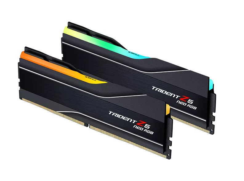 Память DDR G.Skill Trident Z5 Neo RGB DDR5-6000 32GB 2x16GB AMD EXPO CL32-38-38-96 1.35V (F5-6000J3238F16GX2-TZ5NR) - Фото 1