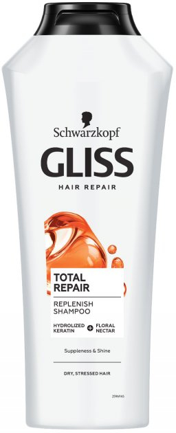 Шампунь женский Schwarzkopf Prof. Gliss Kur Total Repair 400 мл (9000100549493) - Фото 1