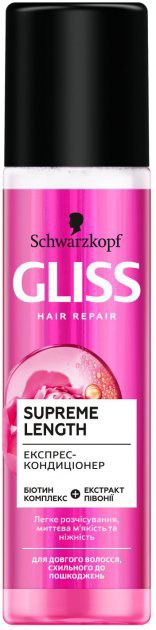 Спрей для волосся Schwarzkopf Prof. Gliss Kur Supreme Length 200 мл (9000101201376) - Фото 1