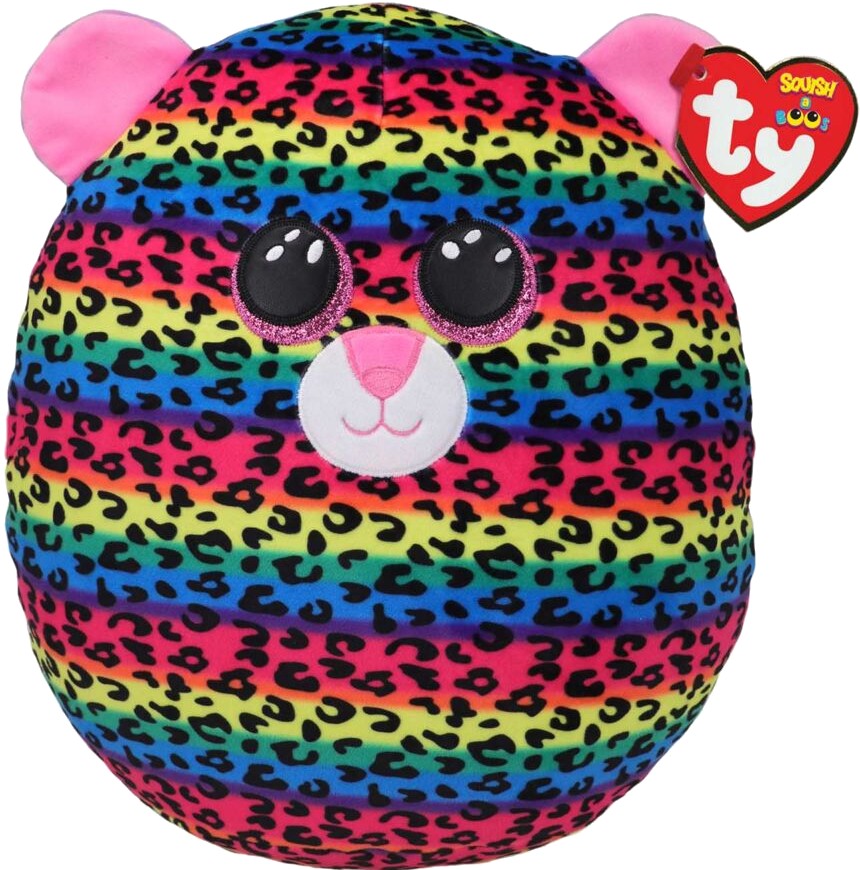 Мягкая игрушка животное TY SQUISH-A-BOOS 39186 Леопард "DOTTY" 40 см (39186) - Фото 1