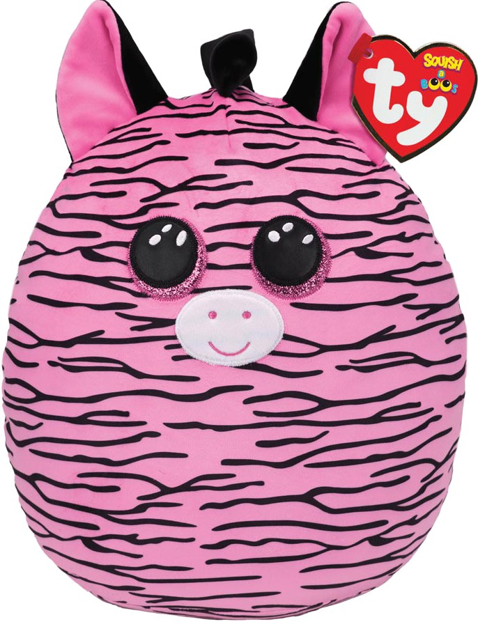 Мягкая игрушка животное TY SQUISH-A-BOOS 39194 Зебра "ZOEY" 40 см (39194) - Фото 1