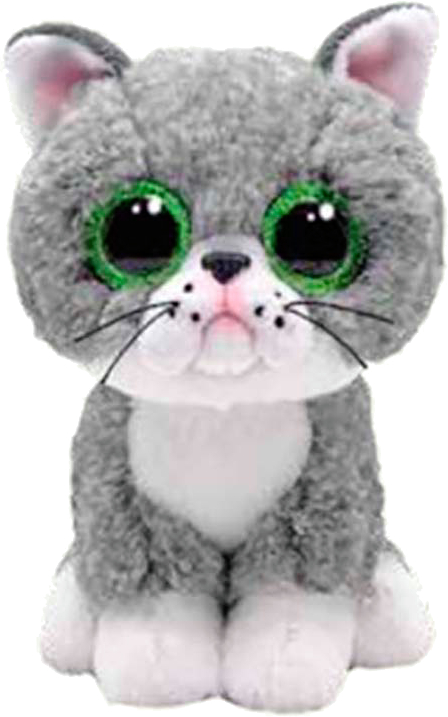 Купити М'яка іграшка глазастик TY Beanie Boos Cірий котик"FERGUS" (36581) - Фото 1 М'яка іграшка глазастик TY Beanie Boos Cірий котик"FERGUS" (36581) - Фото 1