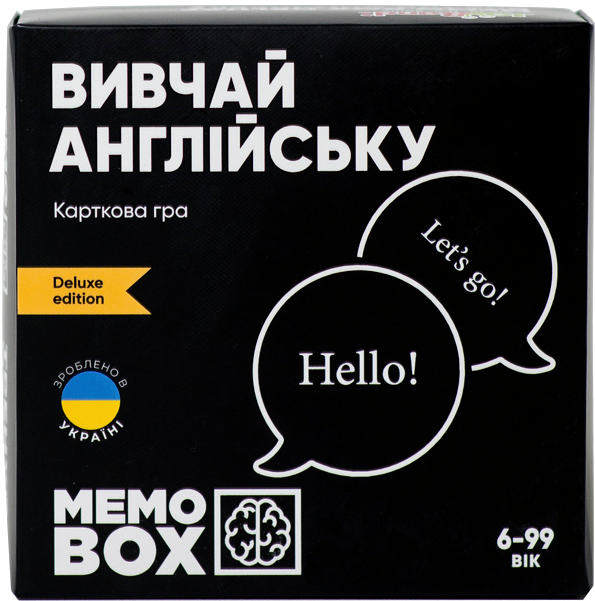 Настільна гра розвиваюча (8+) JoyBand-Bontoy MemoBox Delux Вивчай англійську (MBD104) - Фото 1
