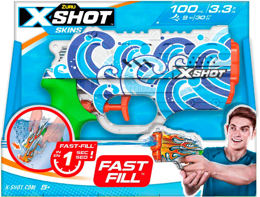 Водяний бластер ZURU X-Shot FastFIill Sins Nano Hydra (11853A) - Фото 1