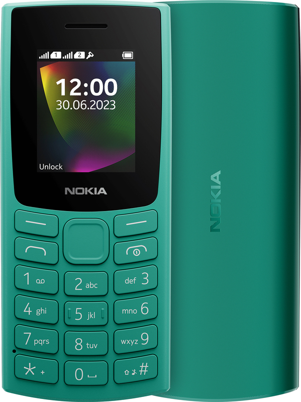 Мобильный телефон Nokia 106 DS 2023 Emerald Green - Фото 1