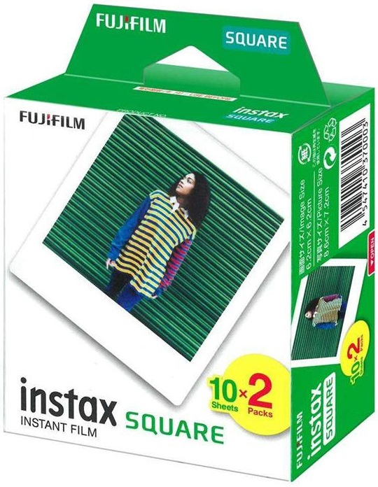Фотоплёнка Fujifilm INSTAX SQUARE FILM EU 10X2/PK (16921634) - Фото 1
