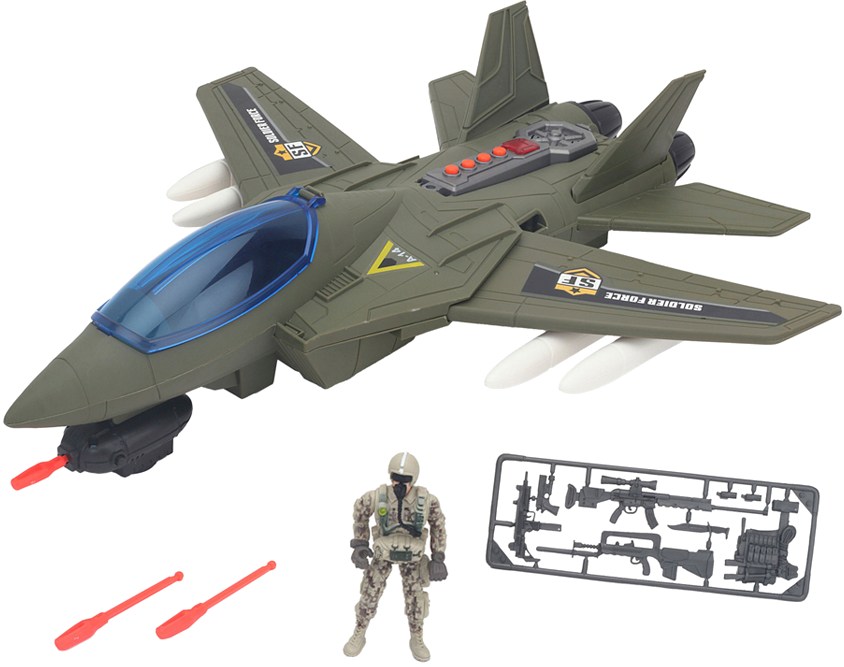 Ігрова фігурка солдатики Chap Mei "Солдати" Air Hawk Attack Plane/Штурмовик (545160) - Фото 1