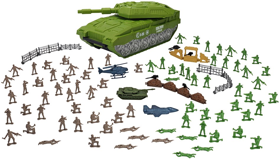 Ігрова фігурка солдатики Chap Mei "Солдати" Tank Mission Bucket / Місія "Танк" (545334) - Фото 1