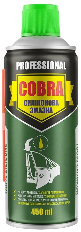 Смазка для авто NOWAX SILICONE SPRAY COBRA 450 мл (NX45200) - Фото 1